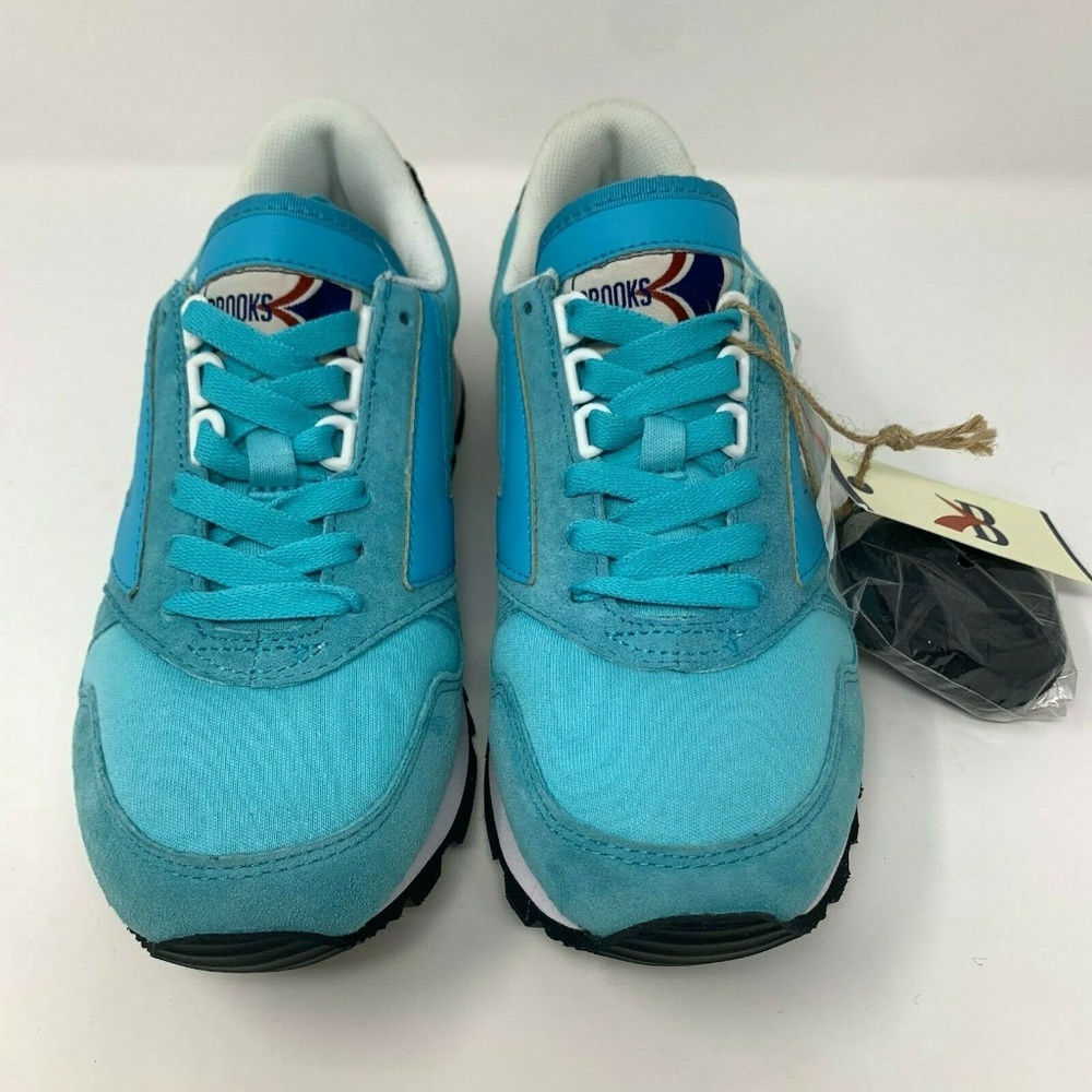 Brooks Chariot Blue Classic Retro Running Shoes - Picture 7 of 8